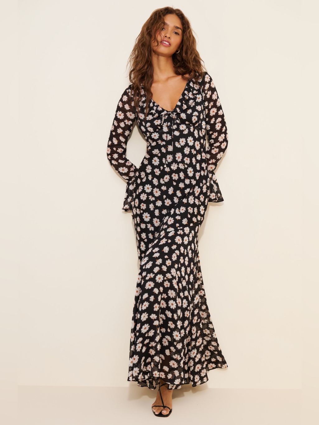 Saylor Madge Floral Maxi Dress Size M